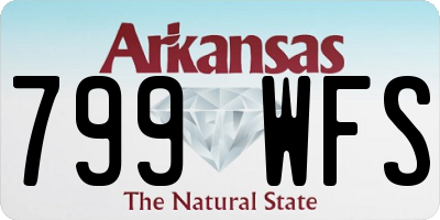 AR license plate 799WFS
