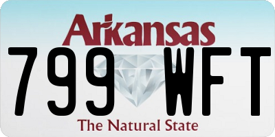AR license plate 799WFT