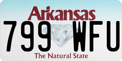 AR license plate 799WFU