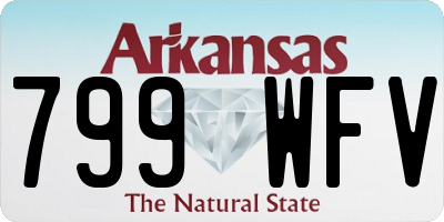 AR license plate 799WFV