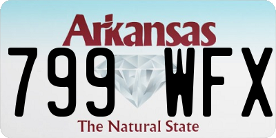 AR license plate 799WFX