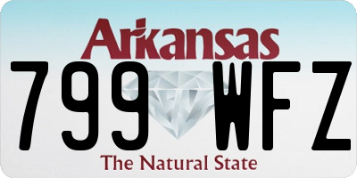 AR license plate 799WFZ