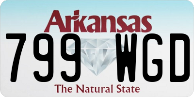 AR license plate 799WGD