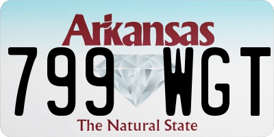 AR license plate 799WGT