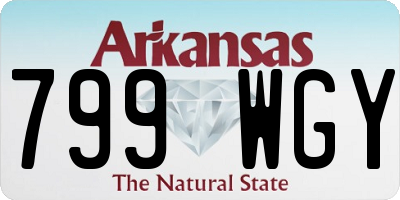 AR license plate 799WGY