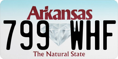 AR license plate 799WHF