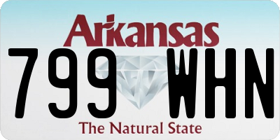 AR license plate 799WHN