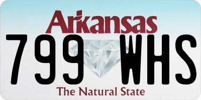 AR license plate 799WHS
