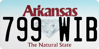 AR license plate 799WIB