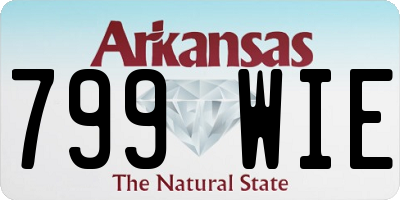 AR license plate 799WIE