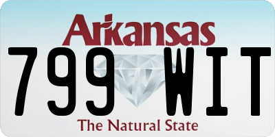 AR license plate 799WIT