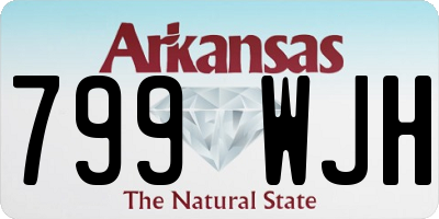 AR license plate 799WJH