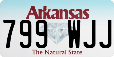 AR license plate 799WJJ
