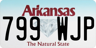 AR license plate 799WJP