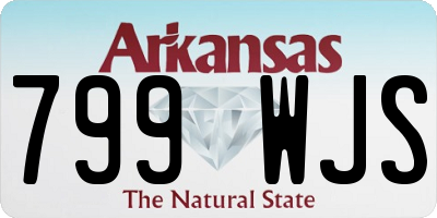 AR license plate 799WJS