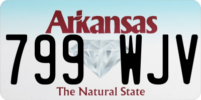 AR license plate 799WJV