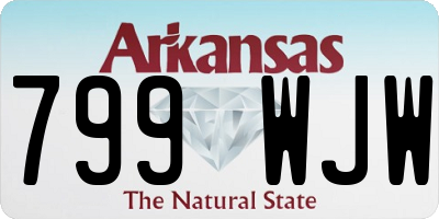 AR license plate 799WJW