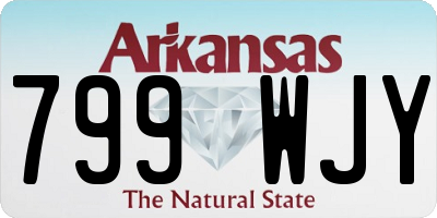 AR license plate 799WJY
