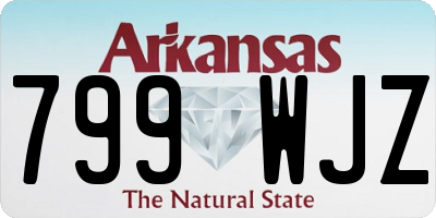 AR license plate 799WJZ