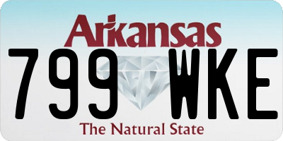 AR license plate 799WKE