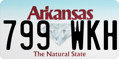 AR license plate 799WKH