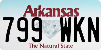 AR license plate 799WKN
