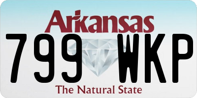 AR license plate 799WKP