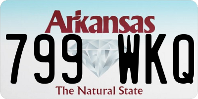 AR license plate 799WKQ