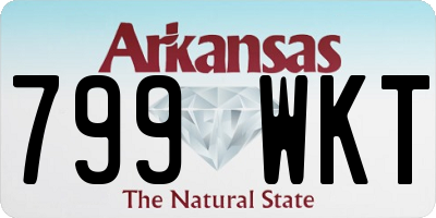 AR license plate 799WKT