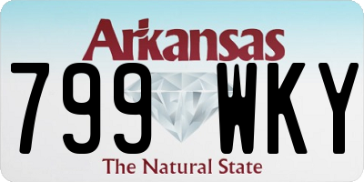 AR license plate 799WKY