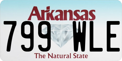 AR license plate 799WLE