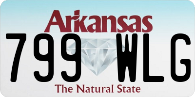 AR license plate 799WLG