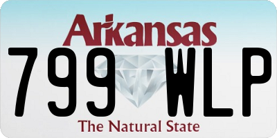 AR license plate 799WLP