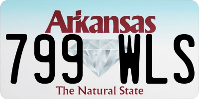 AR license plate 799WLS