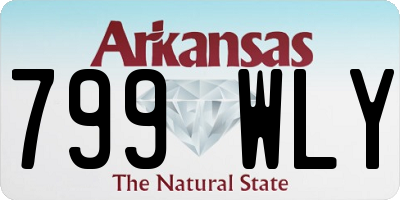 AR license plate 799WLY