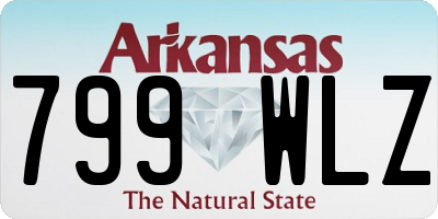 AR license plate 799WLZ
