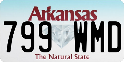 AR license plate 799WMD