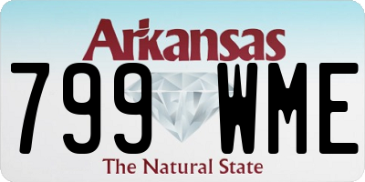 AR license plate 799WME