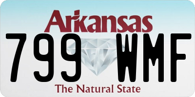 AR license plate 799WMF
