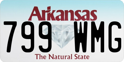 AR license plate 799WMG