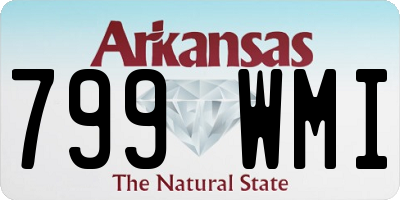 AR license plate 799WMI