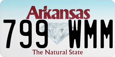 AR license plate 799WMM