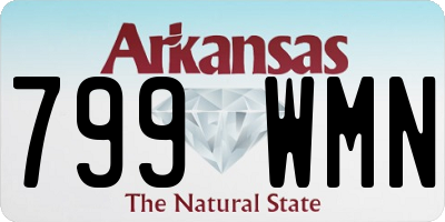 AR license plate 799WMN