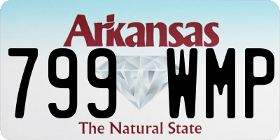 AR license plate 799WMP