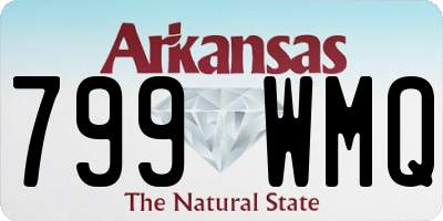 AR license plate 799WMQ