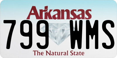 AR license plate 799WMS