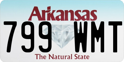 AR license plate 799WMT