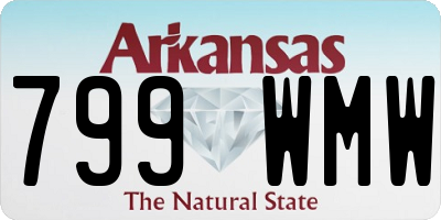 AR license plate 799WMW