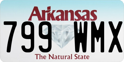 AR license plate 799WMX