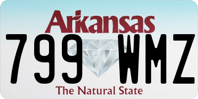 AR license plate 799WMZ